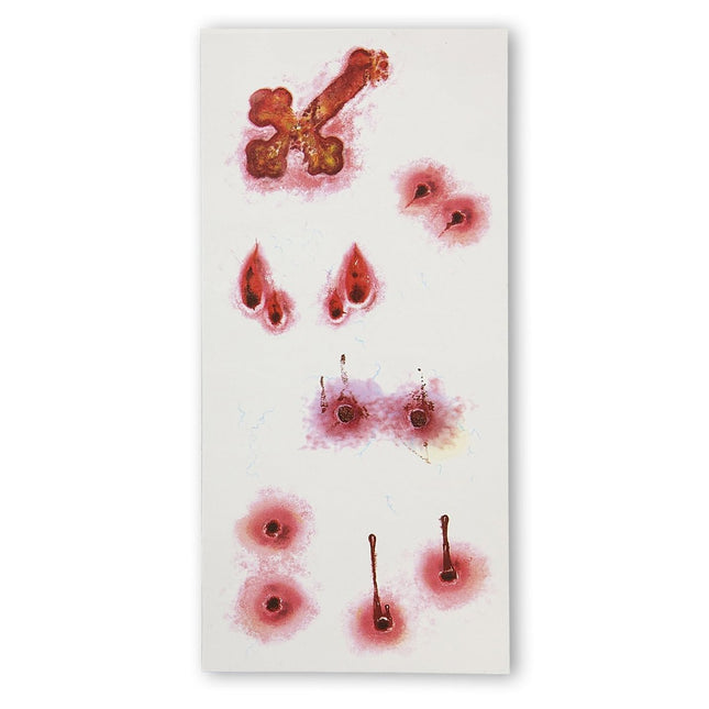 Halloween Nep Tattoos Vampierebeten van Widmann koop je bij Partywinkel