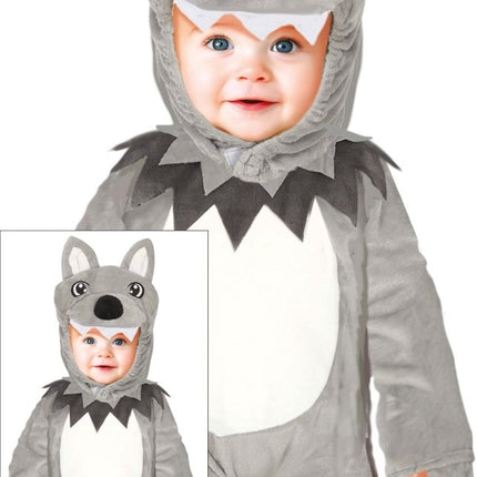 Halloween Onesie Baby Wolf van Fiestas Guirca koop je bij Partywinkel