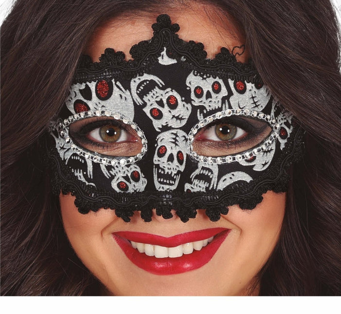 Halloween Oogmasker Doodshoofd van Fiestas Guirca koop je bij Partywinkel
