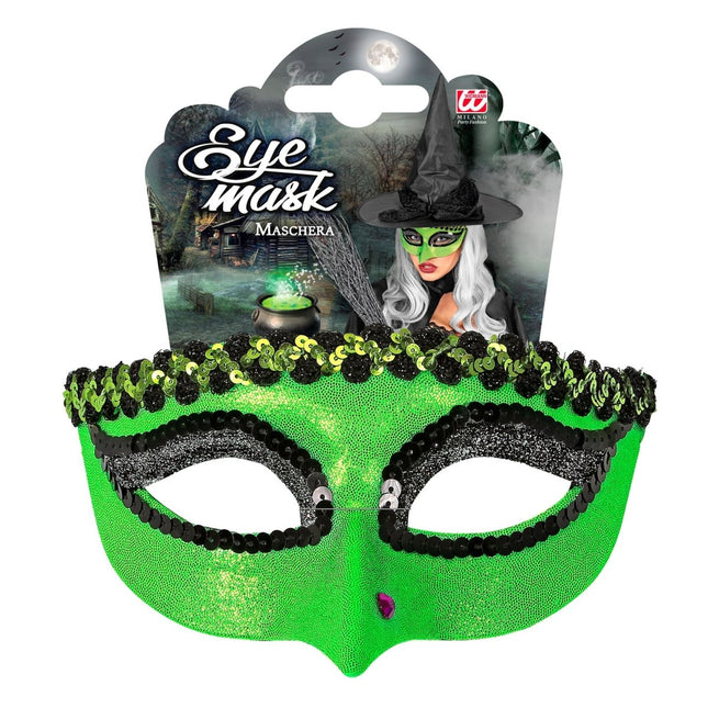 Halloween Oogmasker Heks van Widmann koop je bij Partywinkel