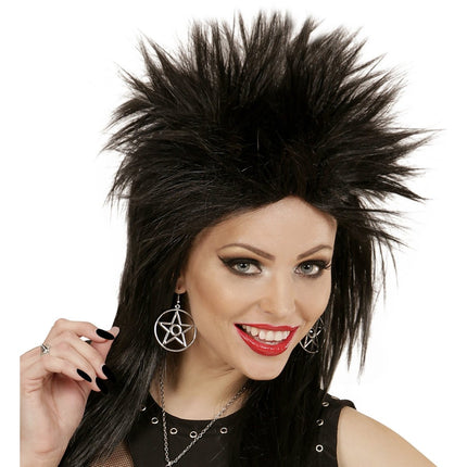 Halloween Oorbellen Zilver Satan van Widmann koop je bij Partywinkel