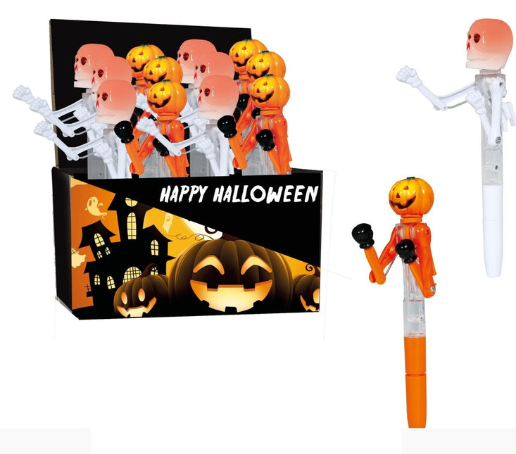 Halloween Pen Met Licht 18cm - Partywinkel - 8434077269381