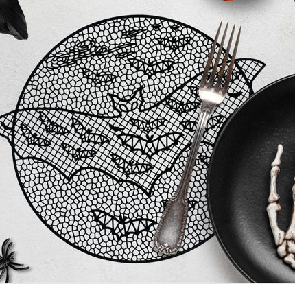 Halloween Placemats Vleermuis 40cm - Partywinkel - 8434077243121