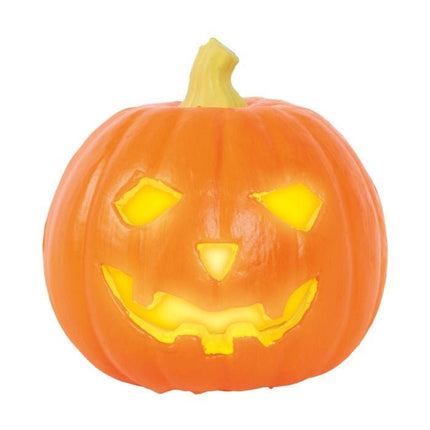Halloween Pompoen Licht Oranje 16cm van Fiestas Guirca koop je bij Partywinkel
