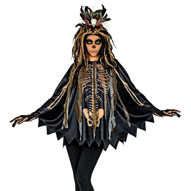 Halloween Poncho Voodoo van Widmann koop je bij Partywinkel