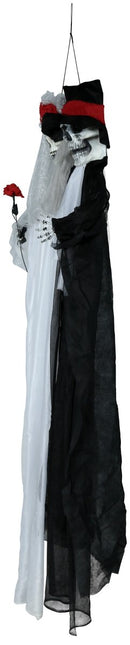 Halloween Pop Bruidspaar Met Licht En Geluid 1,85m van Fiestas Guirca koop je bij Partywinkel