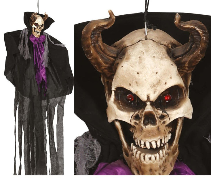 Halloween Pop Demoon Met Licht 1,5m van Fiestas Guirca koop je bij Partywinkel