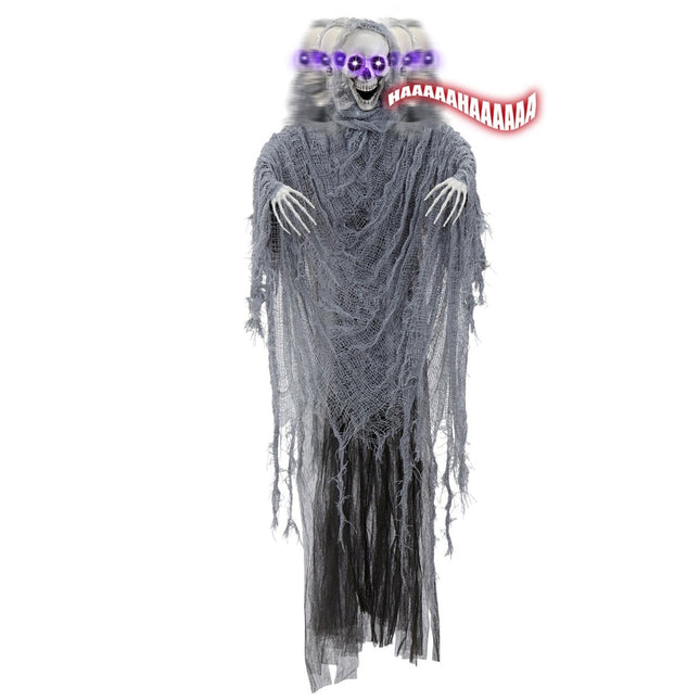 Halloween Pop Grijs Magere Hein Met Geluid, Licht En Beweging van Widmann koop je bij Partywinkel