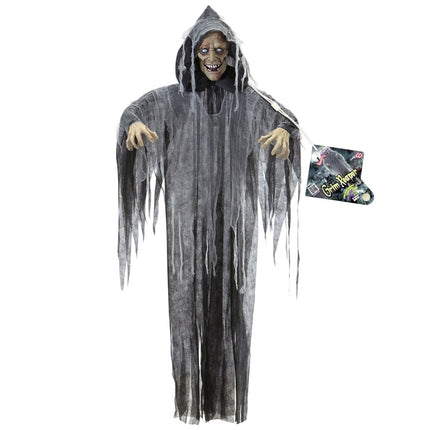 Halloween Pop Grijs Zombie Met Geluid, Licht En Beweging van Widmann koop je bij Partywinkel