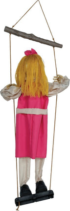 Halloween Pop Hangend Meisje Met Licht, Geluid En Beweging 105cm van Fiestas Guirca koop je bij Partywinkel