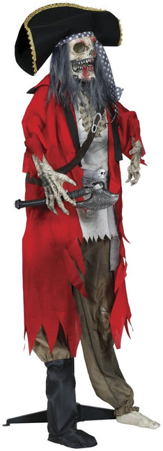 Halloween Pop Piraat Met Licht, Geluid En Beweging 1,9m - Partywinkel - 8434077248584