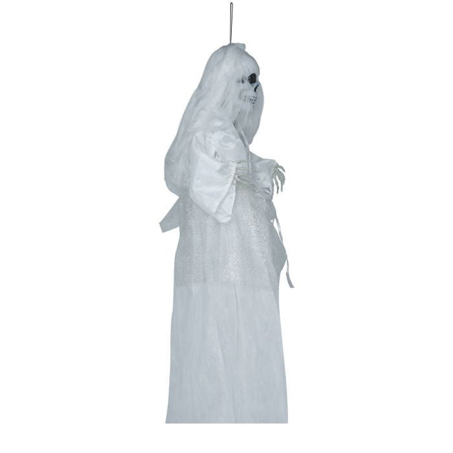 Halloween Pop Skelet Bruid Met Licht En Geluid 90cm - Partywinkel - 8434077248850