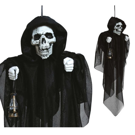 Halloween Pop Skelet Met Lantaarn 50cm - Partywinkel - 8434077248638