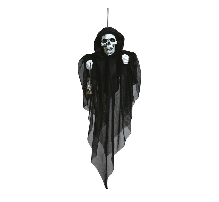 Halloween Pop Skelet Met Lantaarn 50cm - Partywinkel - 8434077248638