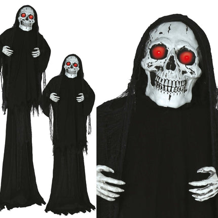 Halloween Pop Skelet Met Licht, Geluid En Beweging 2,6m van Fiestas Guirca koop je bij Partywinkel