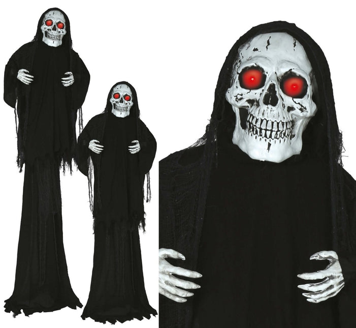 Halloween Pop Skelet Met Licht, Geluid En Beweging 2,6m van Fiestas Guirca koop je bij Partywinkel