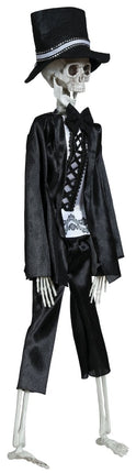 Halloween Pop Skelet Met Pak 40cm - Partywinkel - 8434077248669