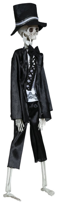 Halloween Pop Skelet Met Pak 40cm - Partywinkel - 8434077248669