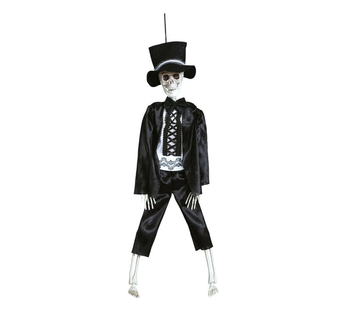 Halloween Pop Skelet Met Pak 40cm - Partywinkel - 8434077248669