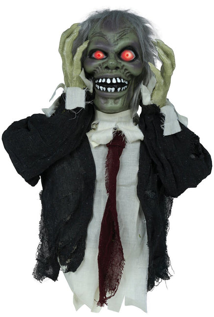 Halloween Pop Zombie Met Licht, Geluid En Beweging 55cm van Fiestas Guirca koop je bij Partywinkel