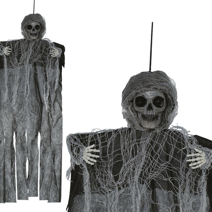 Halloween Pop Zwart Skelet Met Cape 60cm van Fiestas Guirca koop je bij Partywinkel