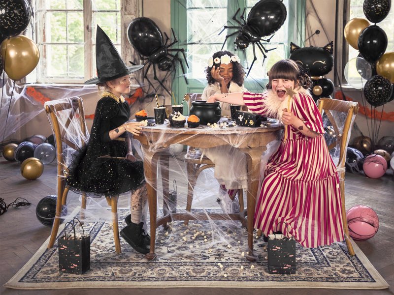 Halloween Popcorn Bakjes 12,5cm 6st van Partydeco koop je bij Partywinkel