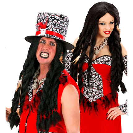 Halloween Pruik Voodoo van Widmann koop je bij Partywinkel