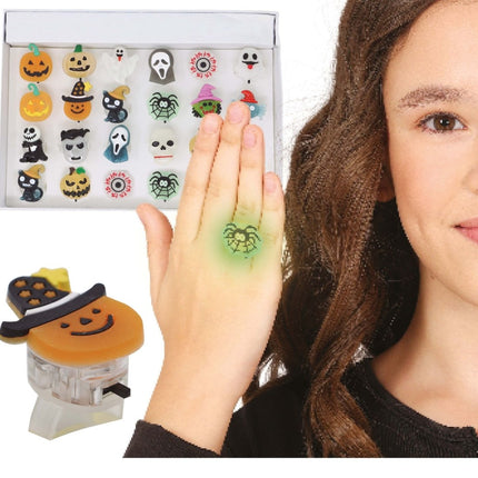 Halloween Ring 3cm 24st - Partywinkel - 8434077190586