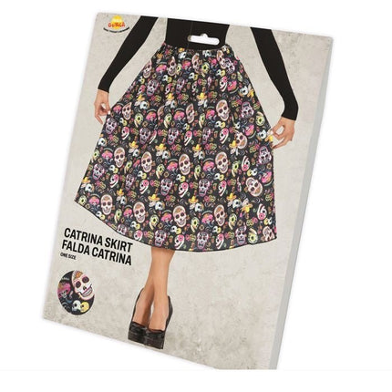 Halloween Rok Doodshoofden van Fiestas Guirca koop je bij Partywinkel