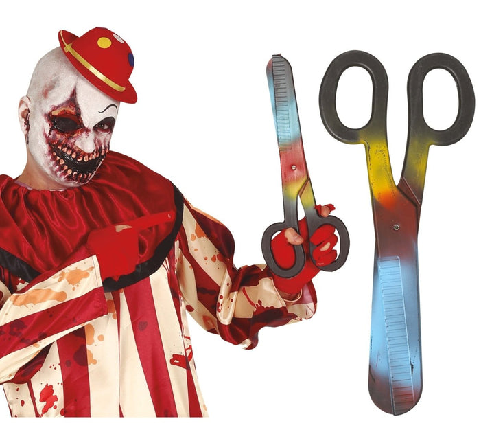 Halloween Schaar Meerkleurig 40cm van Fiestas Guirca koop je bij Partywinkel