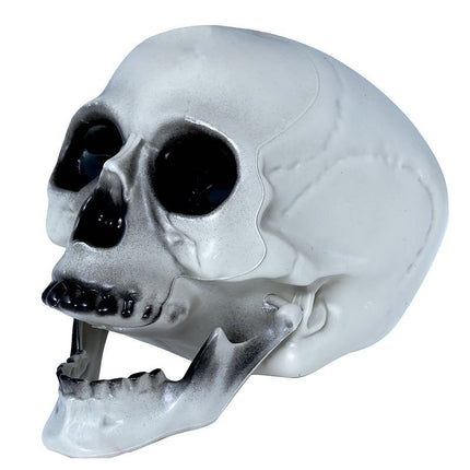 Halloween Schedel Grijs 20cm van Fiestas Guirca koop je bij Partywinkel