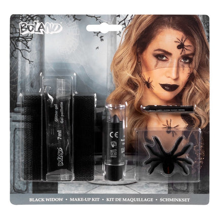 Halloween Schminkset Zwarte Weduwe van Boland koop je bij Partywinkel