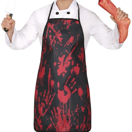 Halloween Schort Zwart Bloederig 75cm - Partywinkel - 8434077190319