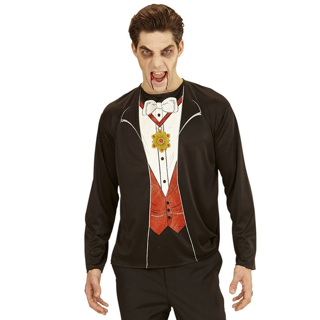 Halloween Shirt Vampier van Widmann koop je bij Partywinkel