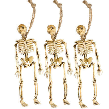 Halloween Skelet 15cm 3st van Widmann koop je bij Partywinkel