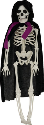 Halloween Skelet Blauw Wit Bruidegom 43cm - Partywinkel - 8434077269787