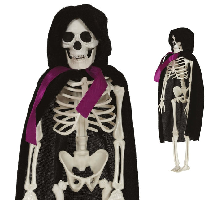 Halloween Skelet Blauw Wit Bruidegom 43cm - Partywinkel - 8434077269787