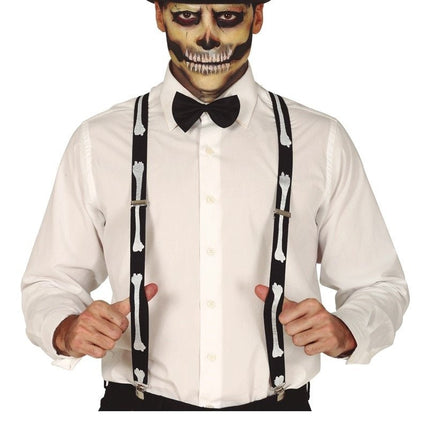 Halloween Skelet Bretels van Fiestas Guirca koop je bij Partywinkel