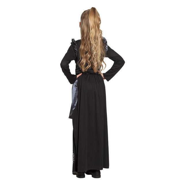 Halloween Skelet Kostuum Koningin Kind van Boland koop je bij Partywinkel