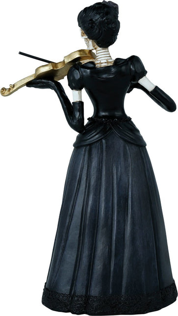 Halloween Skelet Vrouw Met Viool 26cm van Fiestas Guirca koop je bij Partywinkel