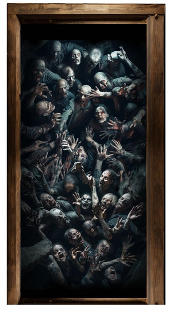 Halloween Sticker Zombies 90cm - Partywinkel - 8434077268896