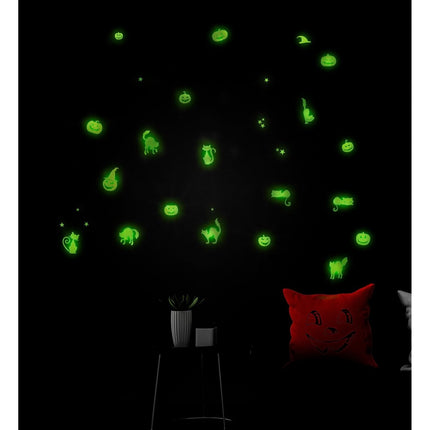 Halloween Stickers Glow In The Dark 21cm van Widmann koop je bij Partywinkel