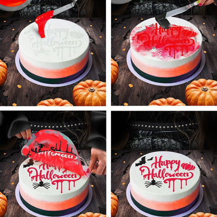 Halloween Taartsjabloon Happy Halloween 25cm - Partywinkel - 8434077269718