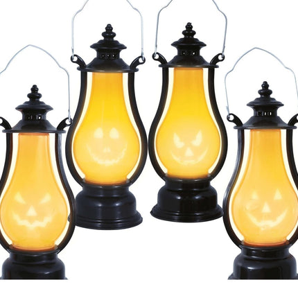 Halloween Tafeldecoratie Lantaarn Pompoen 16cm van Fiestas Guirca koop je bij Partywinkel