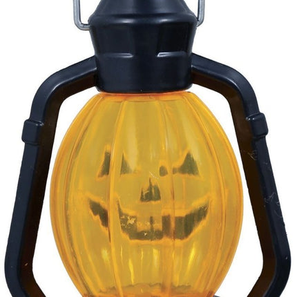 Halloween Tafeldecoratie Pompoen Lantaarn 10cm van Fiestas Guirca koop je bij Partywinkel