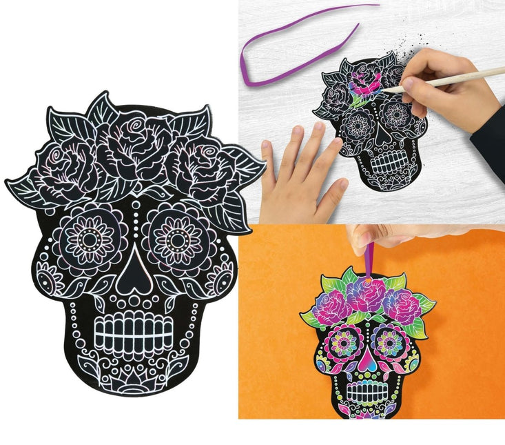 Halloween Tafeldecoratie Zwart Mexicaanse Silhouetten 12cm 6st - Partywinkel - 8434077315095