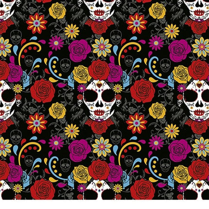 Halloween Tafelkleed Bloemen 2,74m van Fiestas Guirca koop je bij Partywinkel