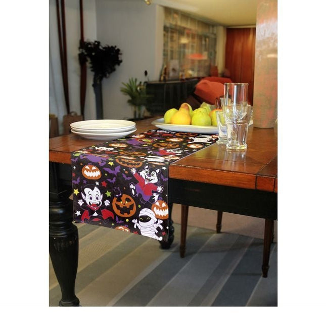 Halloween Tafelloper Monsters 2,75m - Partywinkel - 8434077269206