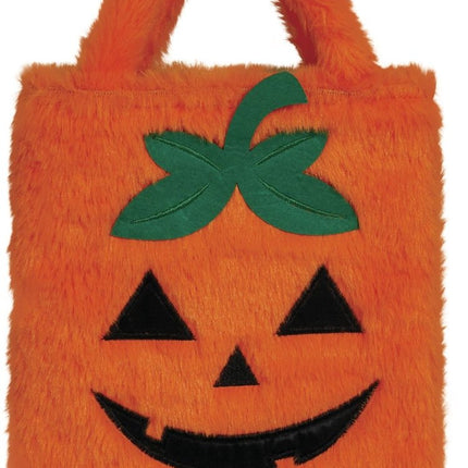 Halloween Tas Pompoen 23cm - Partywinkel - 8434077190012