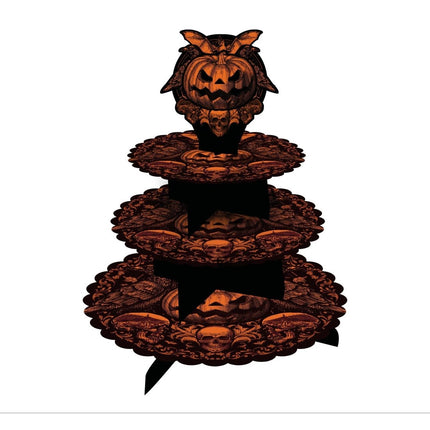 Halloween Traktatie Standaard Pompoen 40cm - Partywinkel - 8434077269305